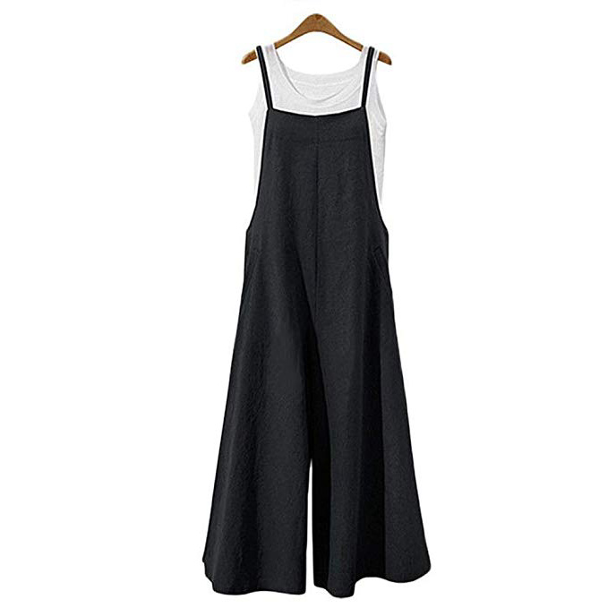Petos de Pantalones Largo para Mujer, Morbuy Casual Verano Baggy Harem Mono Suelto Moda Bolsillos Overoles Jumpsuit Tirantes Playa Fiesta Noche Oficina Pantalones Embarazados