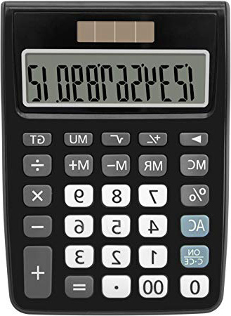 Helect H-1005- Calculadora Básica Sobremesa, Negro