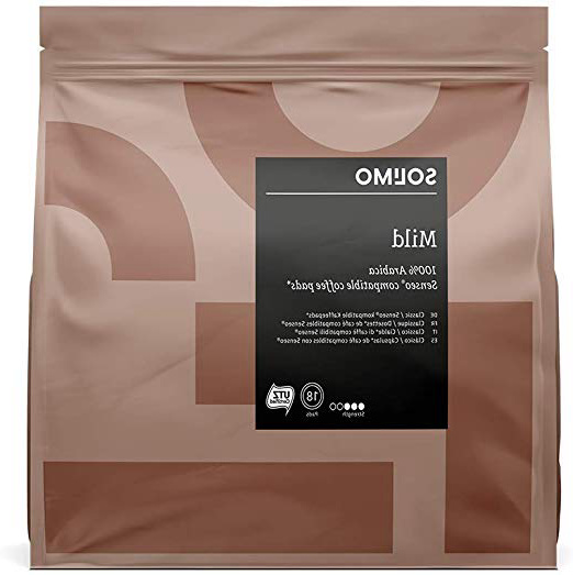 
                
                    
                    
                

                
                    
                    
                        Marca Amazon- Solimo Cápsulas Mild, compatibles con Senseo*- café certificado UTZ, 90 cápsulas (5x18)
                    
                

                
                    
                    
                
            