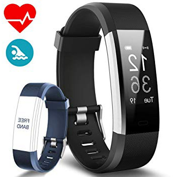 BANLVS Pulsera Actividad, Pulsera Inteligente con 14 Modos de Deporte, GPS Pulsómetro Monitor de Ritmo Cardíaco Sueño, Monitor de Actividad Impermeable IP67 Reloj Inteligente para iOS y Android