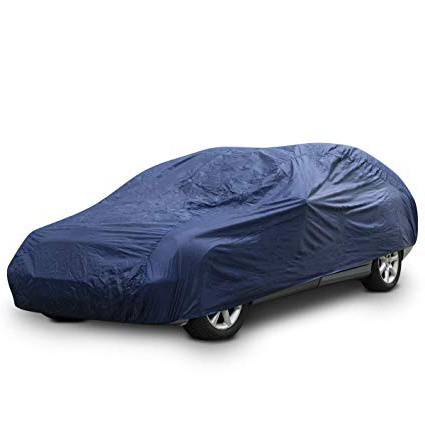 Navaris Cubierta Completa para Exterior Coche - Funda Universal Impermeable protección contra el Sol la Lluvia Nieve Polvo o Viento - Tamaño L