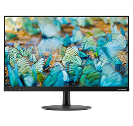 Lenovo L24e Monitor de 23,8" (Pantalla FullHD, 1920 x 1080 Pixeles, tiempo de respuesta de hasta 4ms, VGA + HDMI, contraste 1000:1) negro