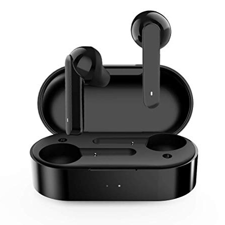 Auriculares Bluetooth 5.0, HOMSCAM Impermeable Auriculares Inalámbricos Bluetooth QCY HiFi Mini Twins Estéreo In-Ear Bluetooth con Caja de Carga Portátil para iPhone y Android con Micrófonos
