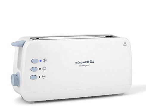 
                
                    
                    
                

                
                    
                    
                        Orbegozo TO 4012 Tostadora automática de Ranura Larga, 850 W de Potencia, calienta panecillos, 7 Niveles de Tostado, Plástico, 2, Blanco
                    
                

                
                    
                    
                
            