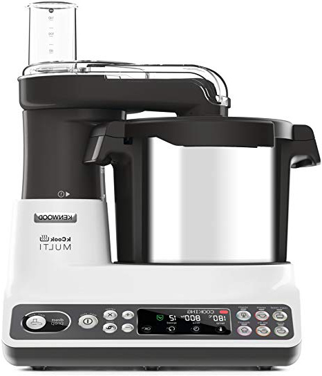 Kenwood KCook Multi CCL401WH - Robot de Cocina, 1500 W, Hasta 180ªC Temperatura, Capacidad 7.2 L, Incluye Bol 4.5 L, 6 Programas Predefinidos, Set Accesorios Incluidos, Fácil Uso