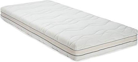 AmazonBasics - Colchón extra confort de espuma viscoelástica de 7 zonas, Firmeza media (H3) - 90 x 190 cm