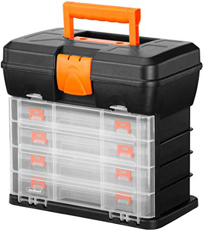 
                
                    
                    
                

                
                    
                    
                        Caja de Herramientas VonHaus Estuche Organizador con 4 Cajones y Divisores Ajustables
                    
                

                
                    
                    
                
            