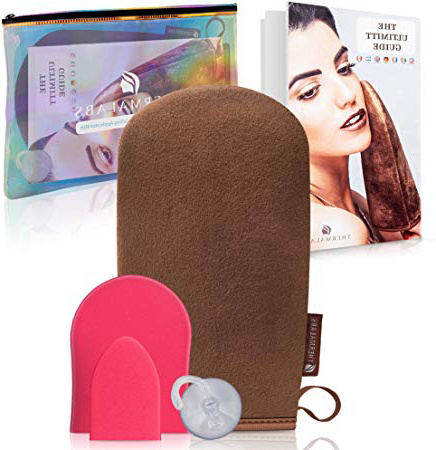Mayor venta nunca. El último bronceado aplicador Mitt por thermalabs perfecto para Auto Bronceado Sunless marrón guantes o Self Tanner guantes con una locura de un año de garantía.