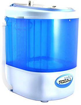 Aqua Laser Mini Lavadora - Hasta 2,5 KGs de Ropa - Con Temporizador - Ahorro de espacio y compacto