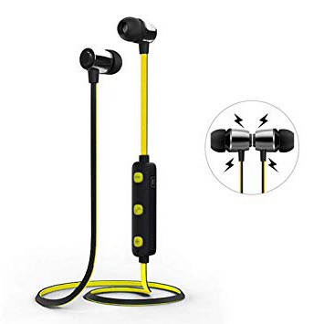 Auriculares Inalámbricos Bluetooth Auriculares Tirilla Magnéticos Impermeables Auriculares Intrauditivos Deportivos Estéreo