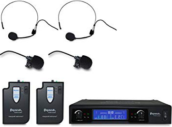 Audibax MISSOURI 2500-1 Microfono inalambrico Doble Lavalier / Madona Frec. B
