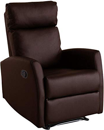 TENDENCIA UNICA Sillón de Relax Excelence Full PU Anti-Cuarteo. Pared Cero. Económico y con Las Mejores Calidades. (Color) (Chocolate)