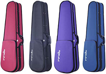 Muzip violin case, full size (4/4), high quality, available in 4 colors