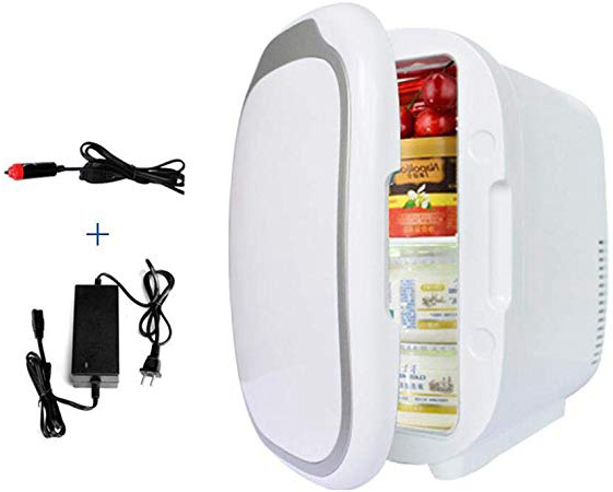 runnerequipment Refrigerador portátil Mini congelador para automóvil Refrigerador y Calentador, Refrigerador eléctrico Nevera de Hielo Refrigerador de Viaje 6L 12V