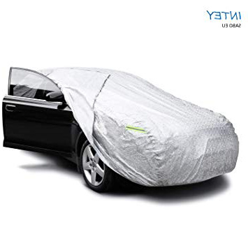 INTEY Funda para Coche, Funda Exterior del Coche, Cubierta del Coche, Impermeable, Antipolvo, Resistente a los arañazos y la Nieve(4,8x1,75x1,2 M)