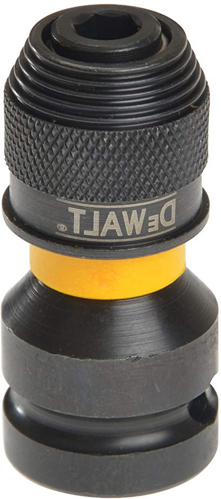 DeWalt DT7508-QZ Adaptador para Llaves de Vaso de Impacto de 1/2" a 1/4", 5.1 cm