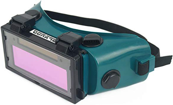 Oscurecedor Gafas de soldadura Casco Auto Spargo Máscara LCD Gafas solares Soldador gas lentes Protección de los ojos