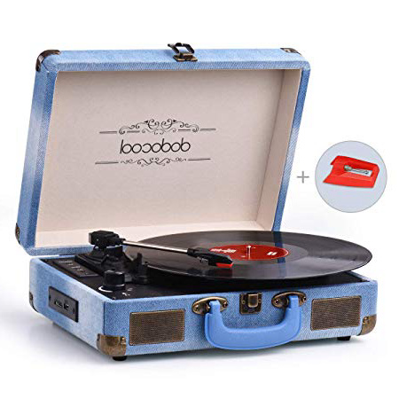 
                
                    
                    
                

                
                    
                    
                        dodocool Tocadiscos Blue Tooth de Estilo Vintage, Giradiscos de Tres Velocidades con Altavoces Estéreo, Salida RCA, Conector para Auriculares, Grabación por USB y Tarjetas SD, Azul
                    
                

                
                    
                    
                
            