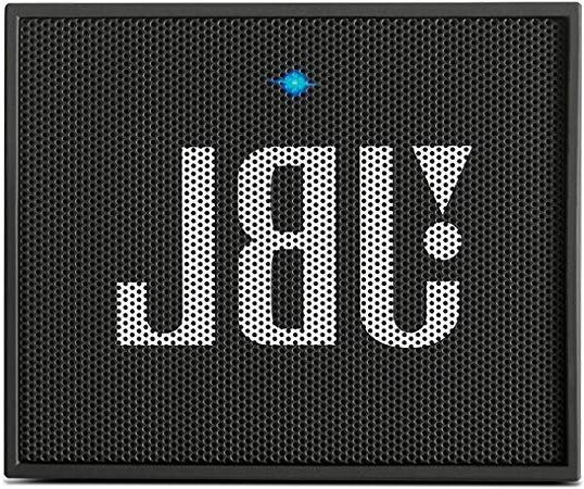 JBL Go - Altavoz portátil para Smartphones, Tablets y Dispositivos MP3(3 W, Bluetooth, Recargable, AUX, 5 Horas), Color Negro
