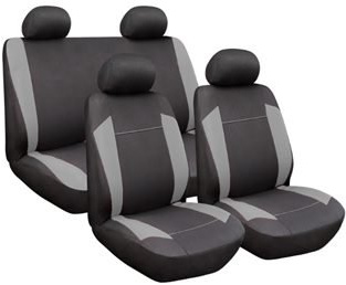 Start Juego de Fundas de Asientos de Coche Omega, Gris Universal, Fundas para Interior, Coche