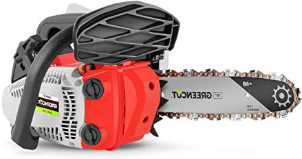 Greencut GS2500 10 - Motosierra de gasolina, 25,4cc - 1,4cv, espada 10"