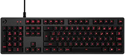 Logitech G413 - Teclado mecánico para Gaming, Gris carbón - QWERTY español