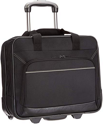 AmazonBasics - Maletín con ruedas para portátil