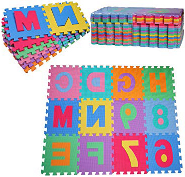 
                
                    
                    
                

                
                    
                    
                        HOMCOM Alfombra puzle 192x192 cm Niños 3 años 36 Piezas Numeros 0 al 9 y 26 Letras Alfabeto Goma Espuma
                    
                

                
                    
                    
                
            