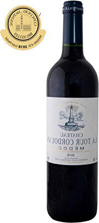 CHATEAU LA TOUR CORDOUAN 2015 - Gran vino tinto francès de Burdeos - Gold Medal in Brussels 2018
