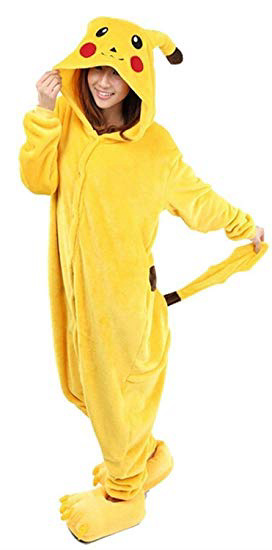Très Chic Mayo Landa Unisex Adultos Traje de dormir Carnaval Animales Cosplay Peluche Capucha Disfraz