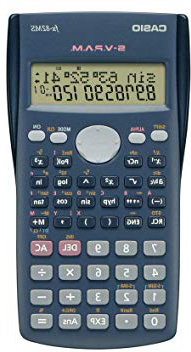 Casio FX-82MS - Calculadora científica (240 funciones, 24 niveles de paréntesis, VPAM), color gris oscuro