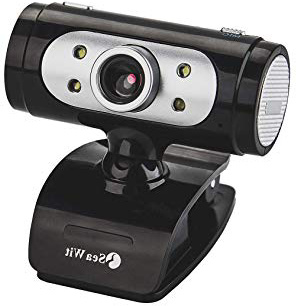 CHENGCHI HD Webcam 720P, Alta Definición con Micrófono y Luz LED, Compatible con Skype, MSN, Youtube, Webcam de USB Plug and Play para Ordenador, PC, Portátil, Soporte Llamadas y Grabación de vídeo
