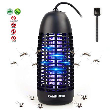DEKINMAX Matainsectos Eléctrico UV Lámpara Anti Mosquitos contra Mosquitos Polillas Zancudos Moscas y mas Insectos