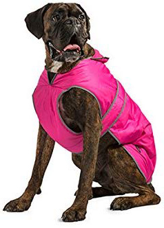 ANCOL Muddy Paws Storm Guard - Abrigo para Perro, Color Rosa, tamaño Mediano
