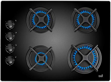 Teka 40229015 HF LUX 50 4G AI AL CI Integrado Encimera de gas butano, Negro