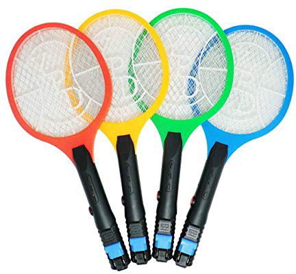 furein Raqueta Hormiga Eléctrica Recargable Colores (006A), 51 x 21 cm