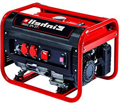 Einhell Generador Eléctrico (de Gasolina) TC-PG 2500, 2400 W, 0 V