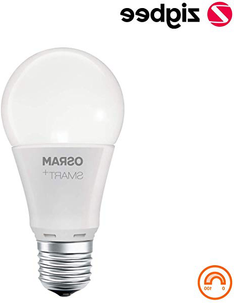 Osram Smart + LED, lámpara ZigBee con zócalo E27, blanco cálido, atenuable, directamente compatible con Echo Plus y Echo Show (2ª generación), compatible con Philips Hue Bridge
