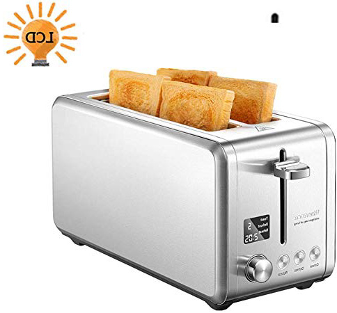 
                
                    
                    
                

                
                    
                    
                        Tostadora 4 rebanadas 1500 W, tostadora de Acero Inoxidable Willsence con Ranuras Extra Anchas, Pantallas LCD con Temporizador con 9 configuraciones de sombreado de Pan y programas predefinidos
                    
                

                
                    
                    
                
            