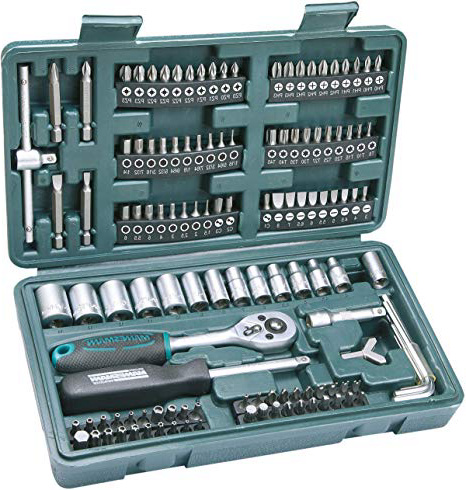 
                
                    
                    
                

                
                    
                    
                        Mannesmann M29166 - Maletín con juego de llaves de vaso y puntas de destornillador (130 piezas)
                    
                

                
                    
                    
                
            