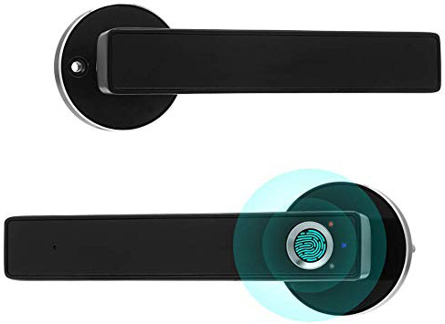 OWSOO Bloqueo de Huellas Dactilares Inteligente Cerradura de Puerta de Acero Inoxidable Cerradura Electrónica Puerta de Seguridad Automática
