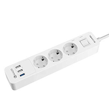 
                
                    
                    
                

                
                    
                    
                        [Quick Charge 3.0] Regleta Enchufe USB con Certificación GS, Protección contra Relámpago, 3 USB Puertos, 3 Enchufes, Cable de 1.5 m, 4000W, 250V - BlitzWolf Regleta Inteligente Carga Rápida
                    
                

                
                    
                    
                
            