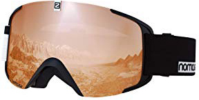 SALOMON Xview Access Gafas de esquí Unisex, Condiciones climáticas Variables, Lente Naranja con Efecto Flash (Intercambiable), Sistema Airflow, Adulto