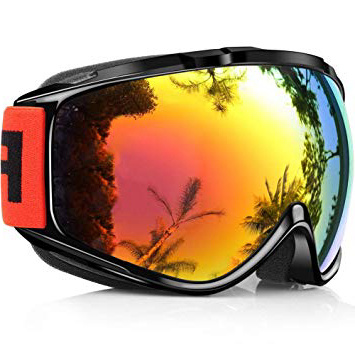 Gafas de Esquí,Findyway Máscara Gafas Esqui Snowboard Nieve Espejo para Hombre Mujer Adultos Juventud Jóvenes OTG Compatible con Casco,Anti Niebla 100% Protección UV Gafas de Ventisca