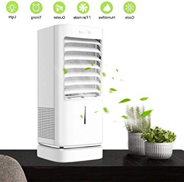 Aire acondicionado móvil multifunción Air Cooler 220V, Traslado de escritorio portátil Air Cooling Fan con temporizador para el dormitorio de la oficina en casa