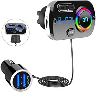 
                
                    
                    
                

                
                    
                    
                        SONRU Nuevo Transmisor FM Bluetooth 5.0, Bluetooth para Coche, Reproductor MP3 Coche Manos Libres para Vehículos, QC3.0 USB Cargador de Coche, Apoyo Tarjeta TF y Salida AUX, Luz Colorida
                    
                

                
                    
                    
                
            