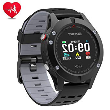 Reloj inteligente, Reloj deportivo con altímetro/ barómetro /termómetro y GPS incorporado, rastreador de fitness para correr, senderismo y escalada,reloj corriendo para hombres, mujeres y aventureros.