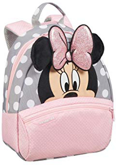 Samsonite Disney Ultimate 2.0 - Mochila Infantil, 7 l, Multicolor (Minnie Glitter), S (28.5 x 23.5 x 13.5 cm)