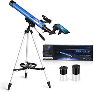 TELMU - Telescopio Astronomico F60050M/5 Longitud Focal 600 MM Ultra-Alto Claro De 50 MM para Telescopio Celestron