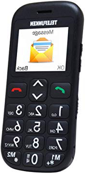 Telefunken TM 110 COSI 1.77" - Teléfono móvil (SIM única, Despertador, calculadora, calendario, Grabadora, Ión de litio, GSM, Micro-USB, TFT), Negro